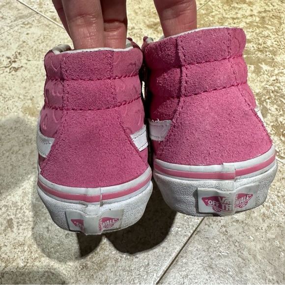 Vans pink girls suede sneakers - Picture 3 of 8